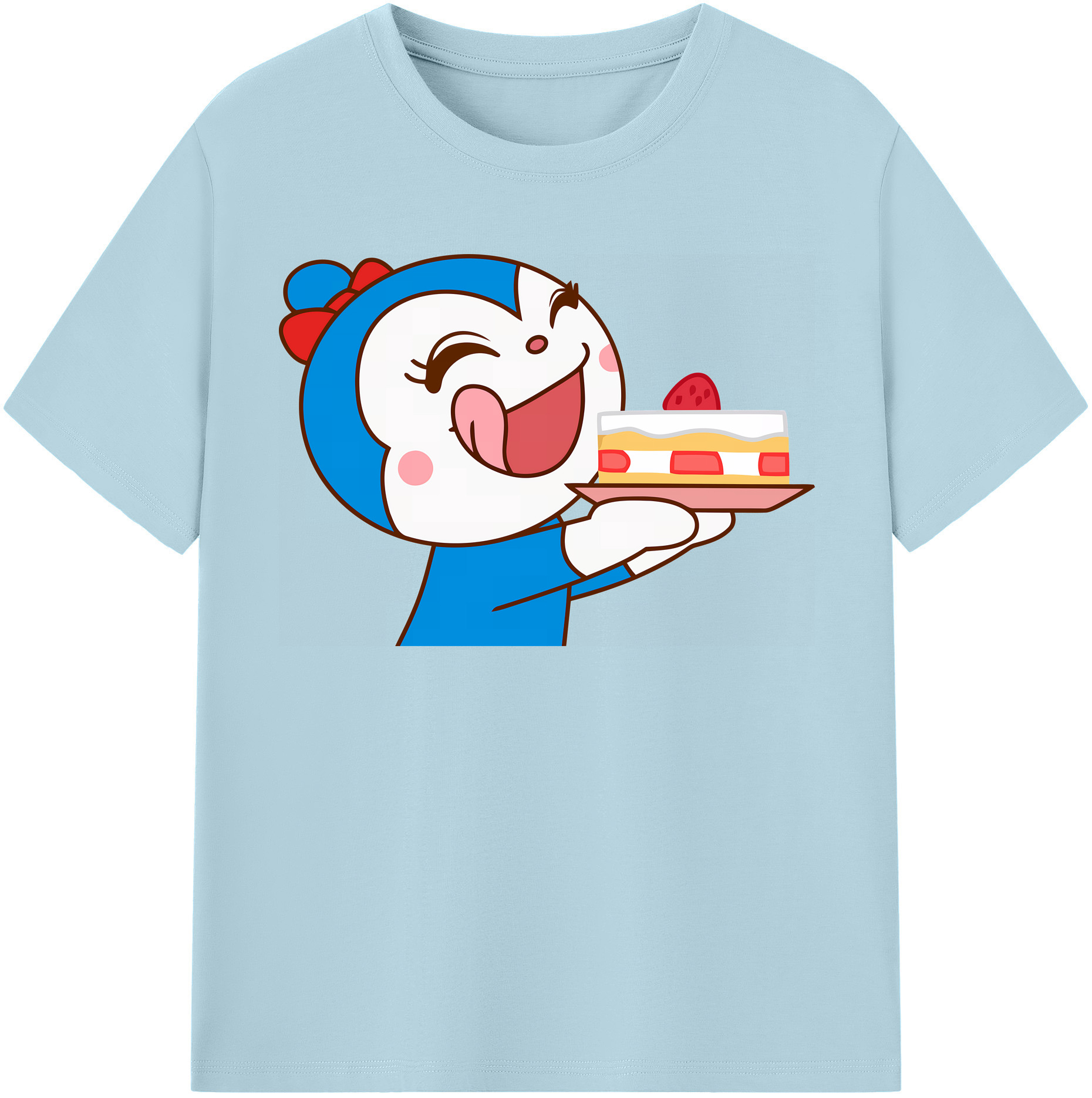 （画像用） アンパンマン Anpanman 綿100％半袖Tシャツ（フロントプリント）
